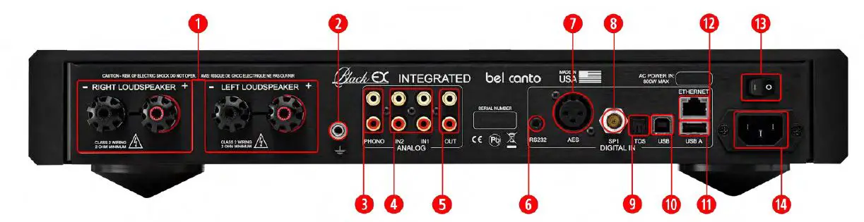 bel canto Black EX Integrated Amplifier -2