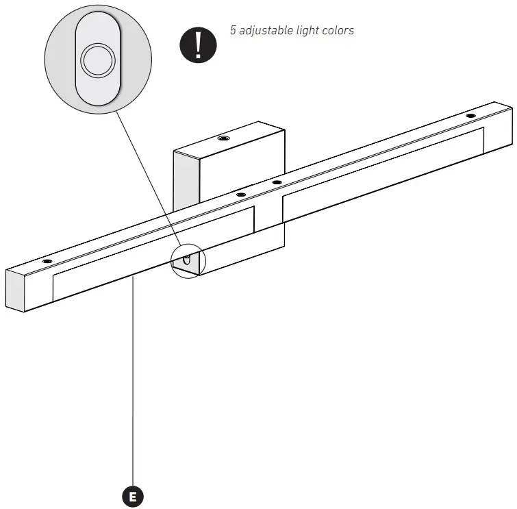 artika VAN-TROC HD2BL Tivoli LED Vanity Light - fig4
