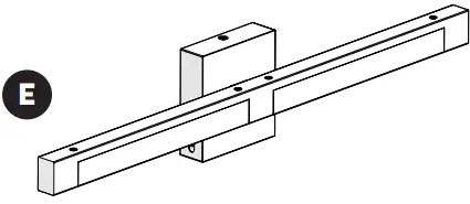 artika VAN-TROC HD2BL Tivoli LED Vanity Light - light