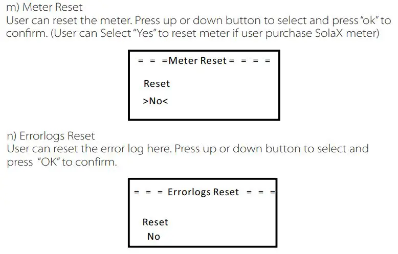 SOLAX X3 Series Solar Inverter User Manual - Grid Protection