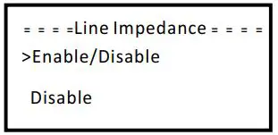 SOLAX X3 Series Solar Inverter User Manual - Line Impedance