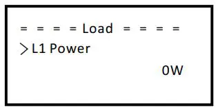SOLAX X3 Series Solar Inverter User Manual - Load