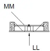 WAREHOUSE DW01W01 25 Inch Ceiling Fan-5