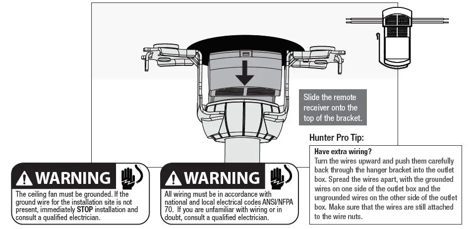 Hunter 51422 Trillium Ceiling Fan-16