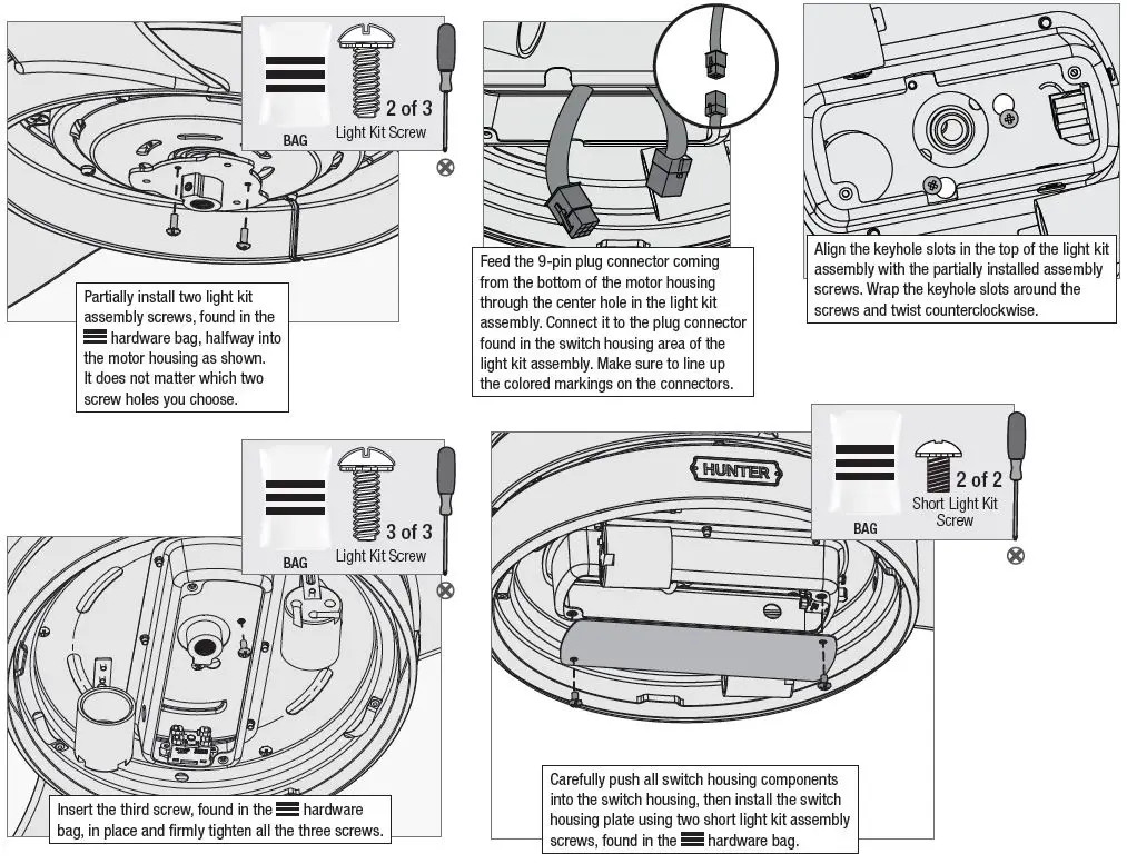 Hunter 51422 Trillium Ceiling Fan-20