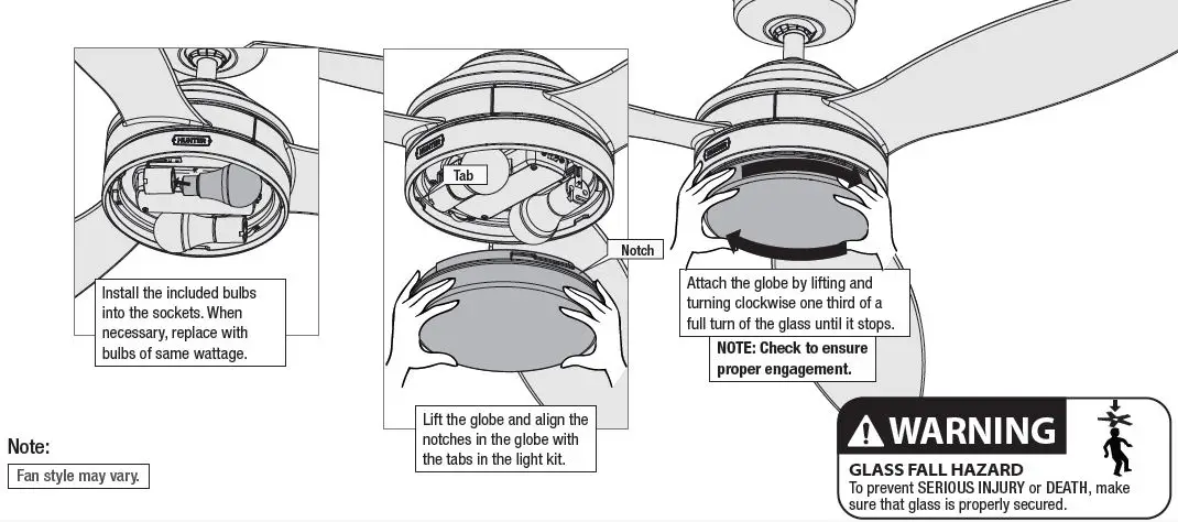 Hunter 51422 Trillium Ceiling Fan-21