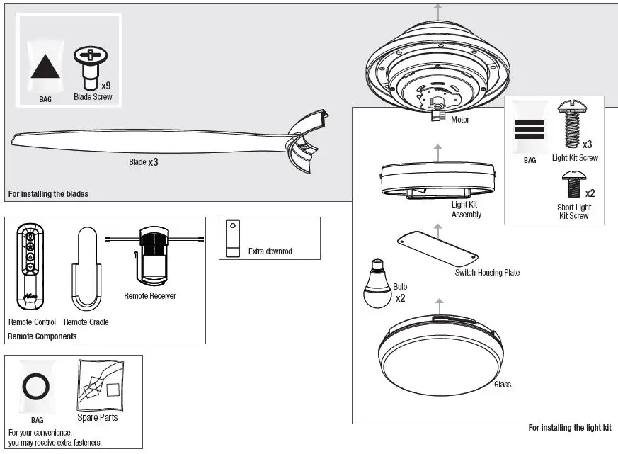 Hunter 51422 Trillium Ceiling Fan-4