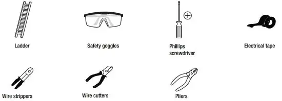 HAMPTON BAY GS W070803BN 1 Light Sconce - TOOLS REQUIRED