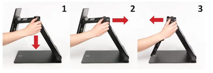 APH Jupiter Portable Magnifier - Camera Position