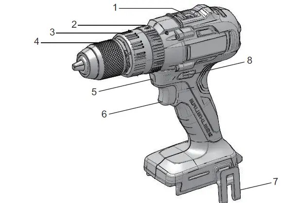 greenworks-DD24L01-24V-Brushles-Hammer-Drill-FIG-1