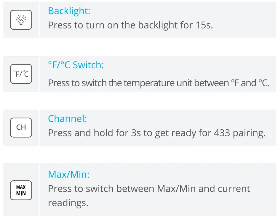 Govee B5178 Smart Indoor Outdoor Thermo Hygrometer User Manual - using Your Device