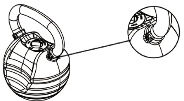 TAURUS TF-AKB-30 Adjustable Kettlebell 4