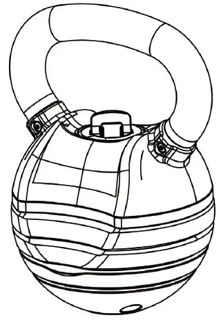 TAURUS TF-AKB-30 Adjustable Kettlebell PRO