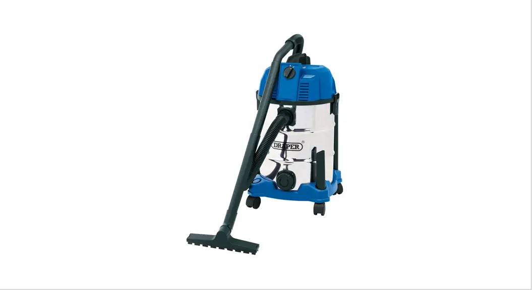 Draper 20523 1600w 230v 30l Wet & Dry Vacuum Cleaner User Manual Draper 20523 1600w 230v 30l Wet & Dry Vacuum Cleaner User Manual