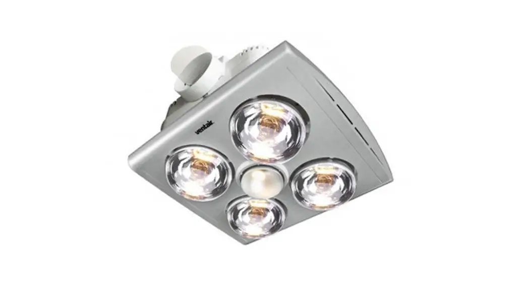 Ventair H4w 3-in-1 Bathroom Fan Heat And Light Instruction Manual Ventair H4w 3-in-1 Bathroom Fan Heat And Light Instruction Manual