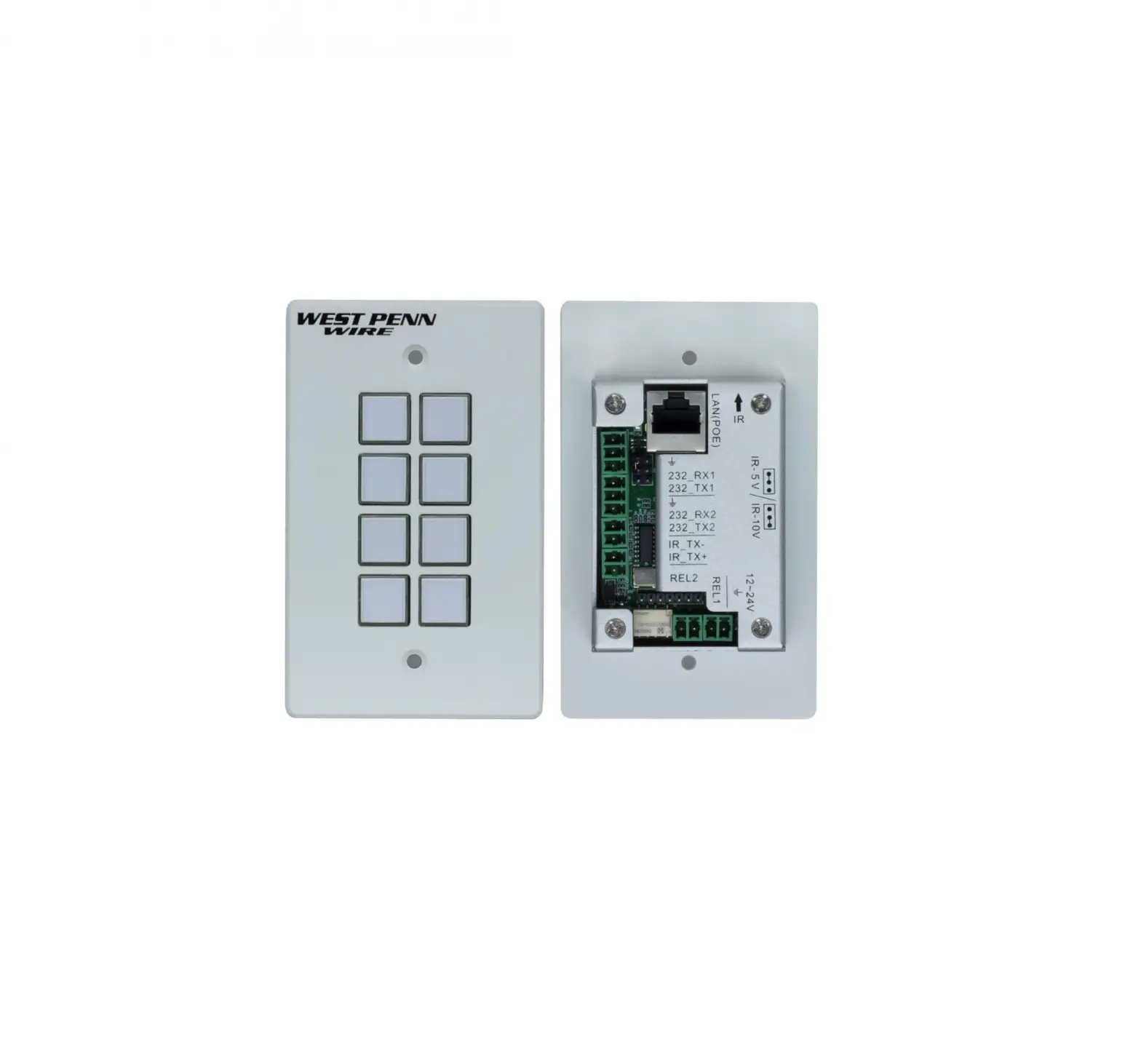 West Penn 8 Button Ip Controller Installation Guide