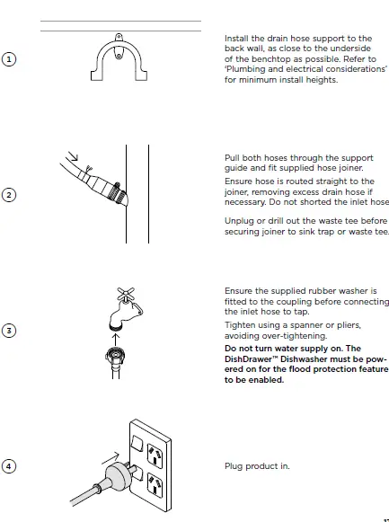 FISHER - PAYKEL -DD60STX6I1- Integrated -Single- DishDrawer -Dishwasher- fig 27
