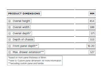 FISHER - PAYKEL -DD60STX6I1- Integrated -Single- DishDrawer -Dishwasher- fig 4