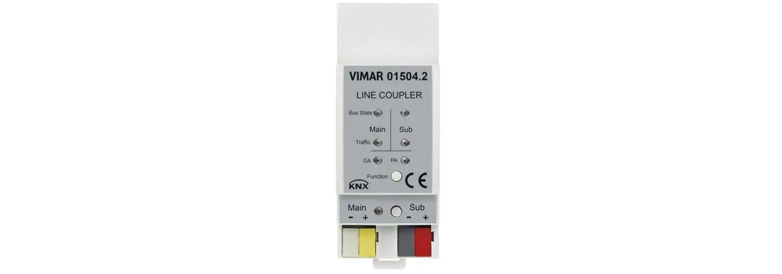 Vimar 02094 Ethernet Line Coupler Instruction Manual