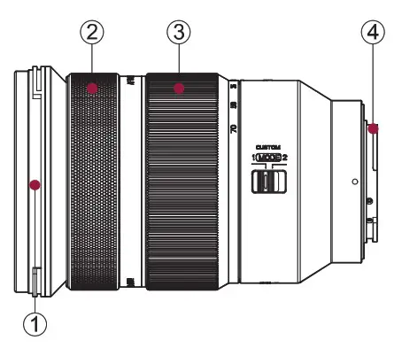 ROKINON 24 70mm F2 8 Auto Focus Zoom Sony E Mount - Parts 1
