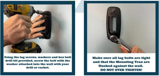 Tighten with a ratchet