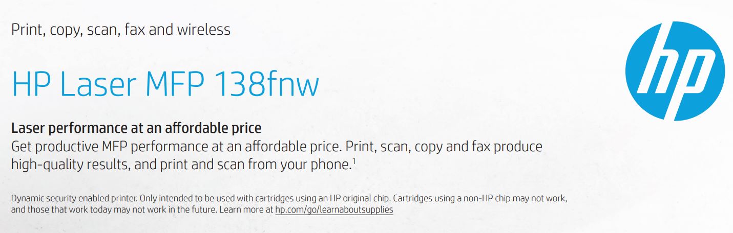 hp Laser MFP 138fnw User Guide
