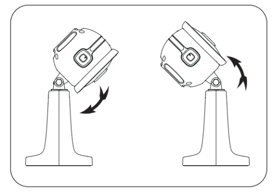 Loosen the locking knob