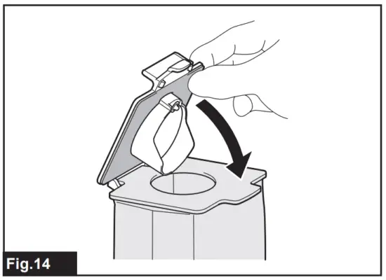 Installing the paper filter