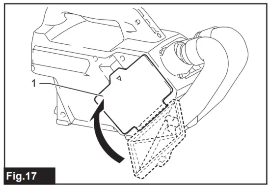 Installing the paper filter