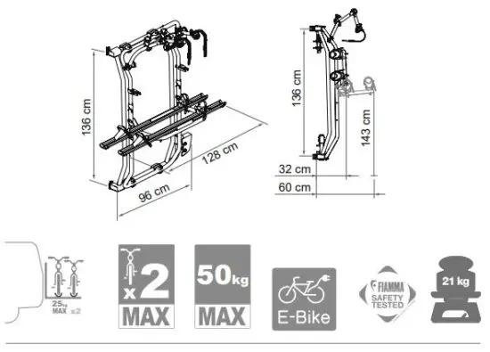 FIAMMA-02094-36A-Bicycles-Carrier-Moterhome-Cycle-Rack-Carrier-Fig2