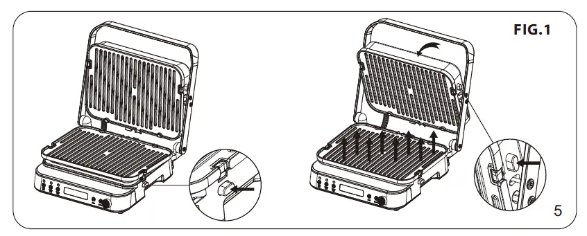 BLAUPUNKT GRS901 Electric Grill fig 2