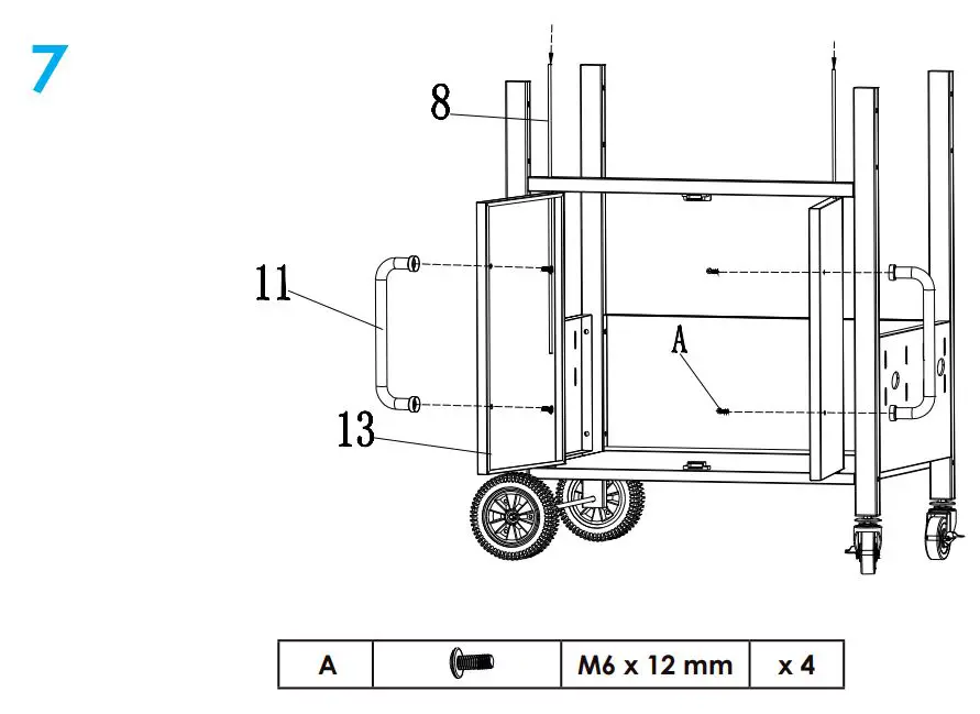 KLARSTEIN 10034710 TOMAHAWK Gas Grill Instruction Manual - INSTALLATION