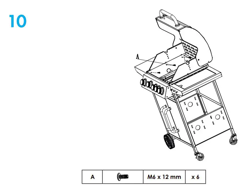 KLARSTEIN 10034710 TOMAHAWK Gas Grill Instruction Manual - INSTALLATION