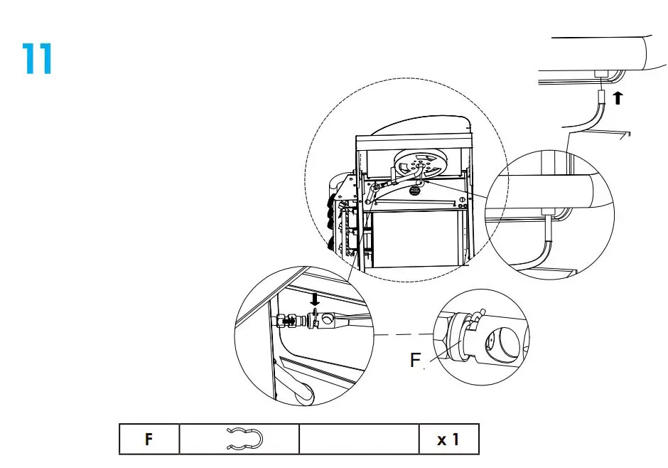 KLARSTEIN 10034710 TOMAHAWK Gas Grill Instruction Manual - INSTALLATION