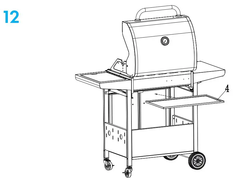 KLARSTEIN 10034710 TOMAHAWK Gas Grill Instruction Manual - INSTALLATION