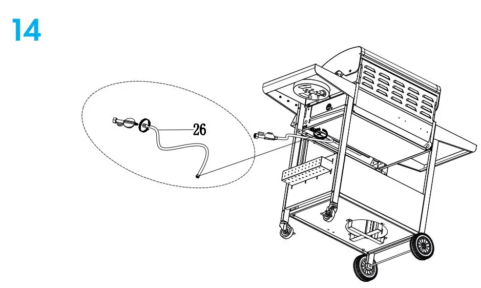 KLARSTEIN 10034710 TOMAHAWK Gas Grill Instruction Manual - INSTALLATION