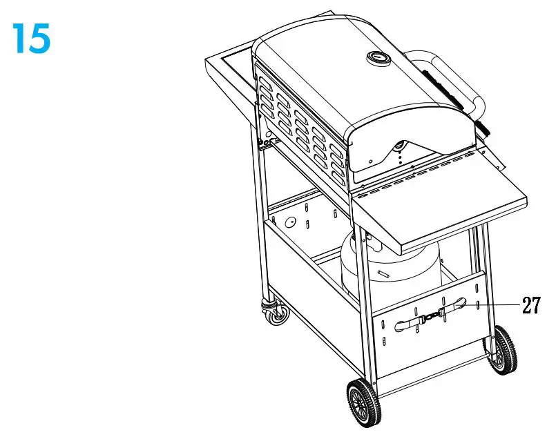 KLARSTEIN 10034710 TOMAHAWK Gas Grill Instruction Manual - INSTALLATION