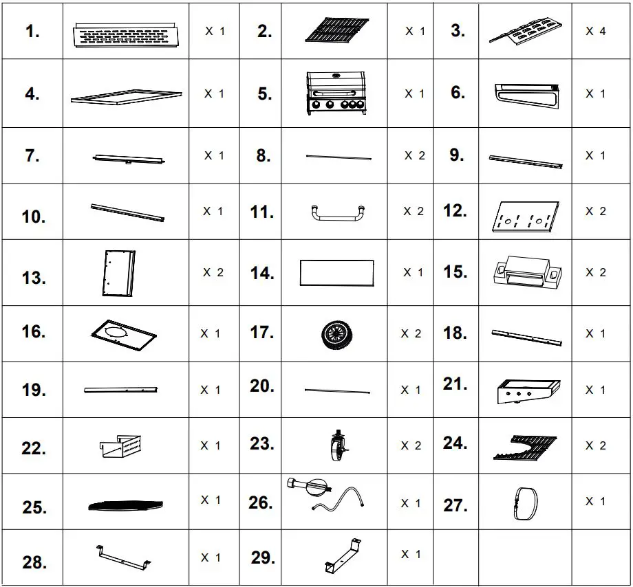 KLARSTEIN 10034710 TOMAHAWK Gas Grill Instruction Manual - INSTALLATION