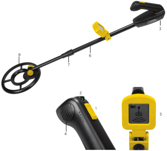 NATIONAL GEOGRAPHIC 80 60590 LCD Metal Detector - Fig