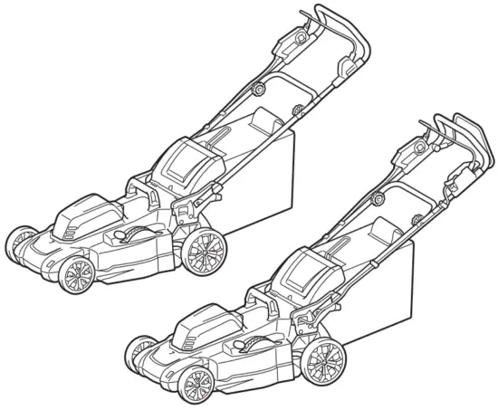 makita XML10 Cordless Lawn Mower