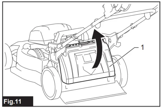 makita XML10 Cordless Lawn Mower - Fig 11