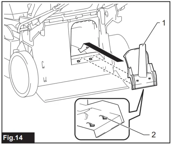 makita XML10 Cordless Lawn Mower - Fig 14