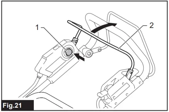 makita XML10 Cordless Lawn Mower - Fig 21