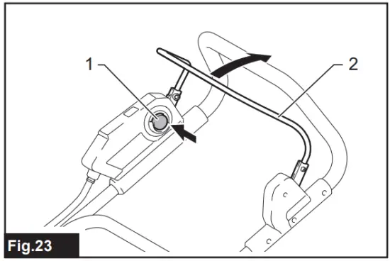 makita XML10 Cordless Lawn Mower - Fig 23