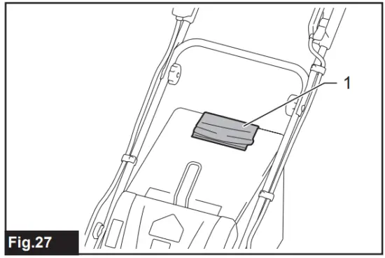 makita XML10 Cordless Lawn Mower - Fig 27