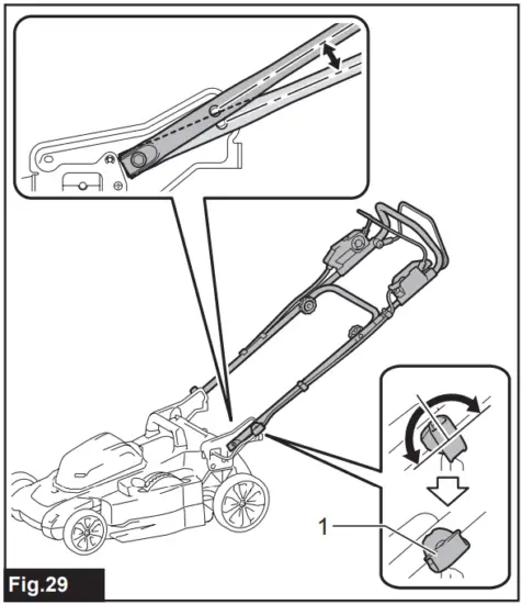 makita XML10 Cordless Lawn Mower - Fig 29