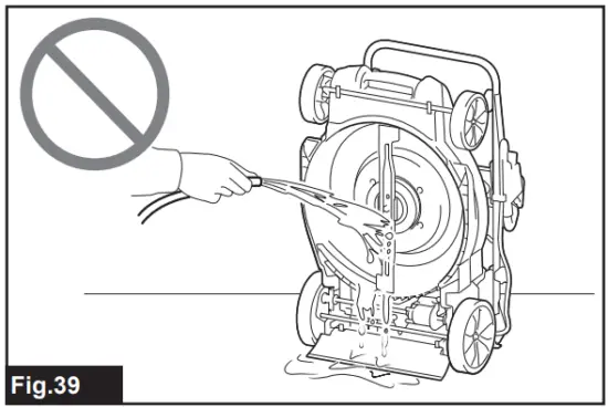 makita XML10 Cordless Lawn Mower - Fig 39