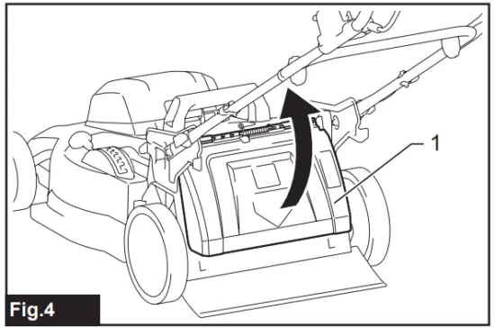 makita XML10 Cordless Lawn Mower - Fig 4