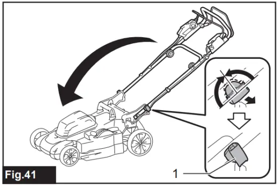 makita XML10 Cordless Lawn Mower - Fig 41