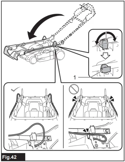 makita XML10 Cordless Lawn Mower - Fig 42